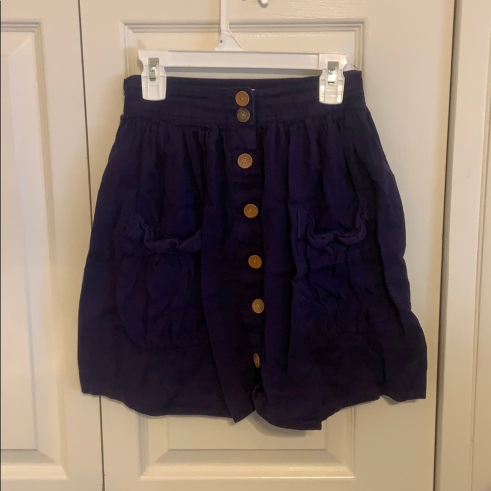 Purple skirt